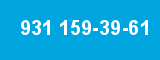 931 159-39-61 931 159-39-61